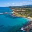 Aerial view of Kauai's south shore concept image of what side of Kauai is the best to stay on