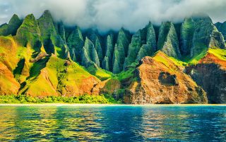 Napali Coast is one of the natural attractions in Kauai